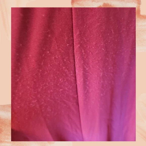 Burgundy Embellished Sequin Formal Prom Dress - Picture 6 of 6